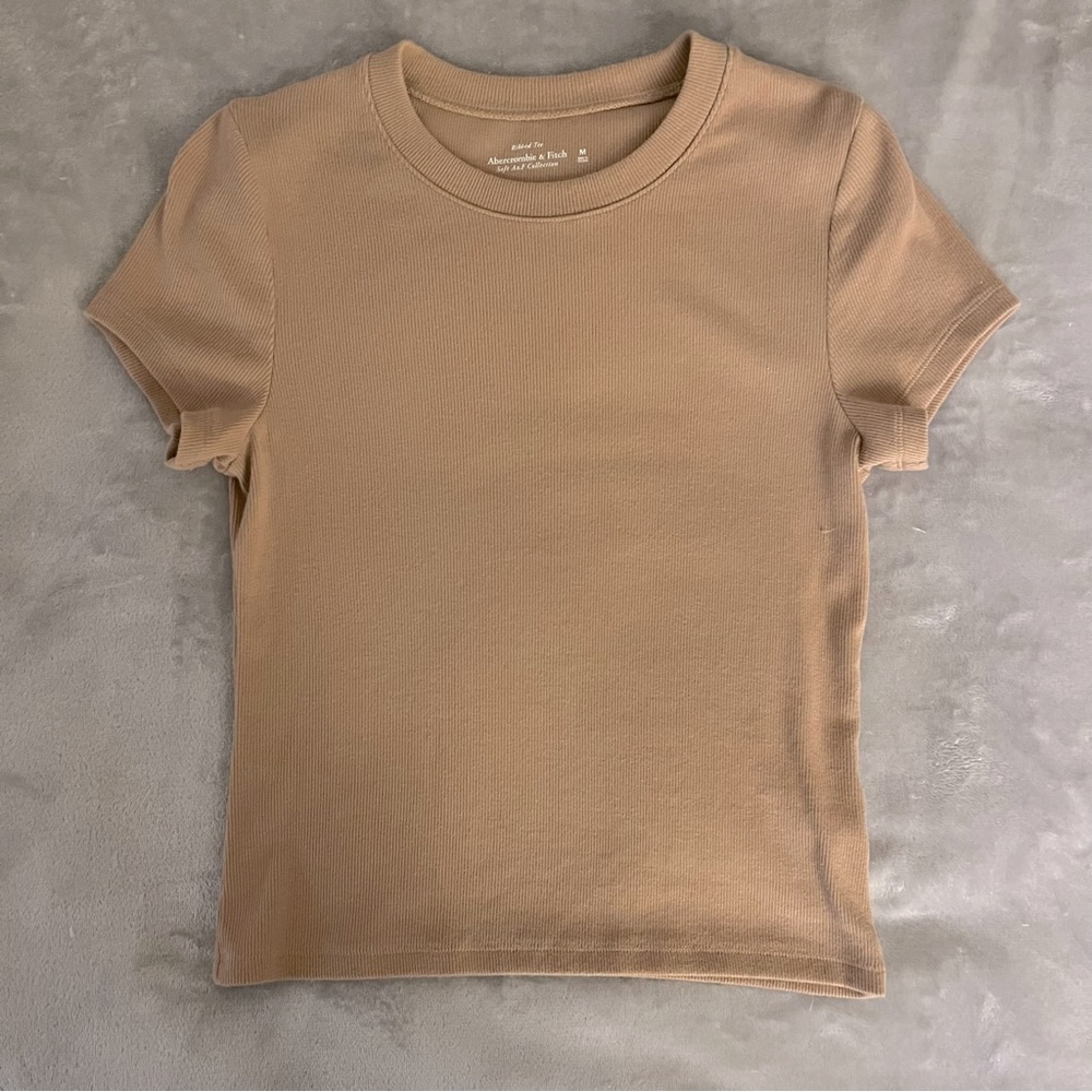 Abercrombie & Fitch ribbed short sleeve t-shirt
